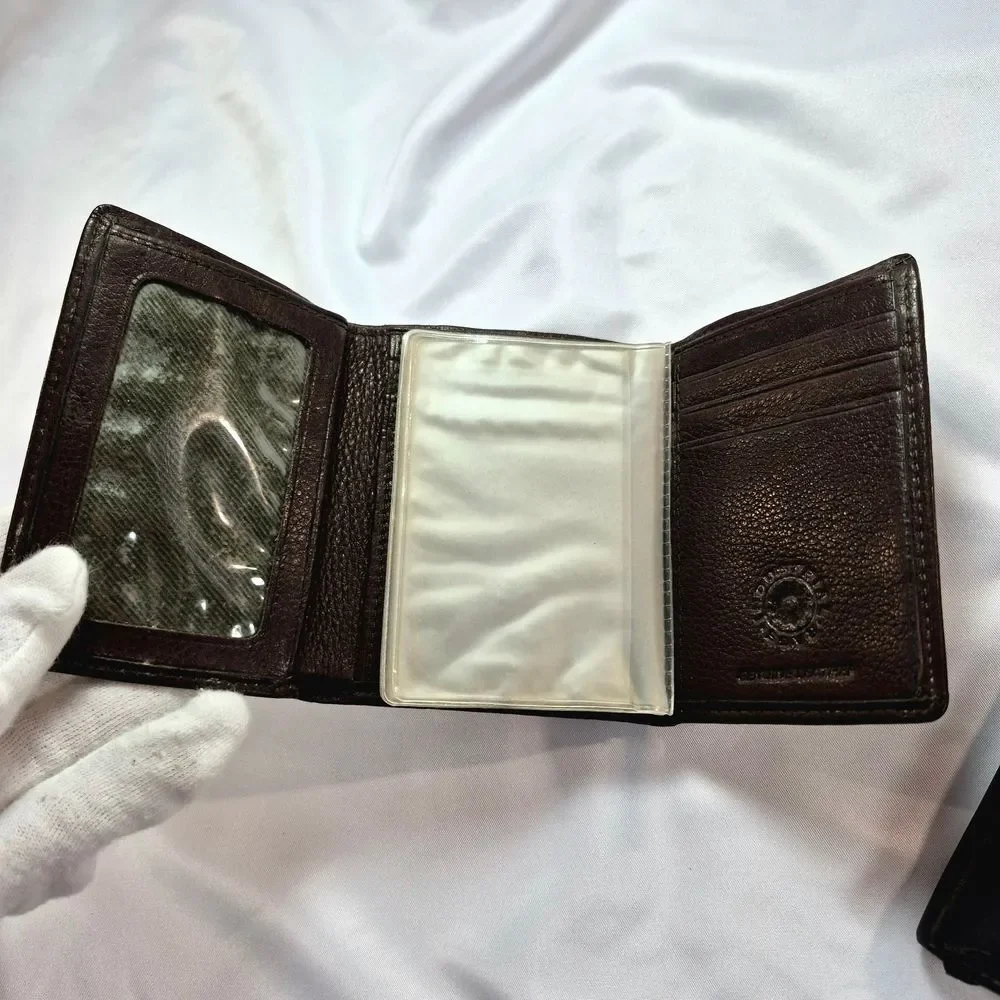 BUNDLE Geoffrey Beene Men's Genuine Leather RFID Wallet Bundle +1 UNBRANDED